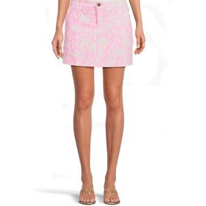 LILLY PULITZER Clarissa Sunset Pink Beach Skirt Size 8